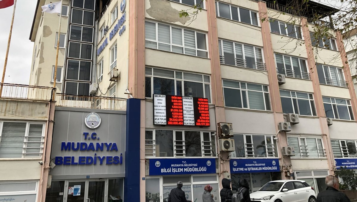 Mudanya Belediye depremin ardından tahliye edildi