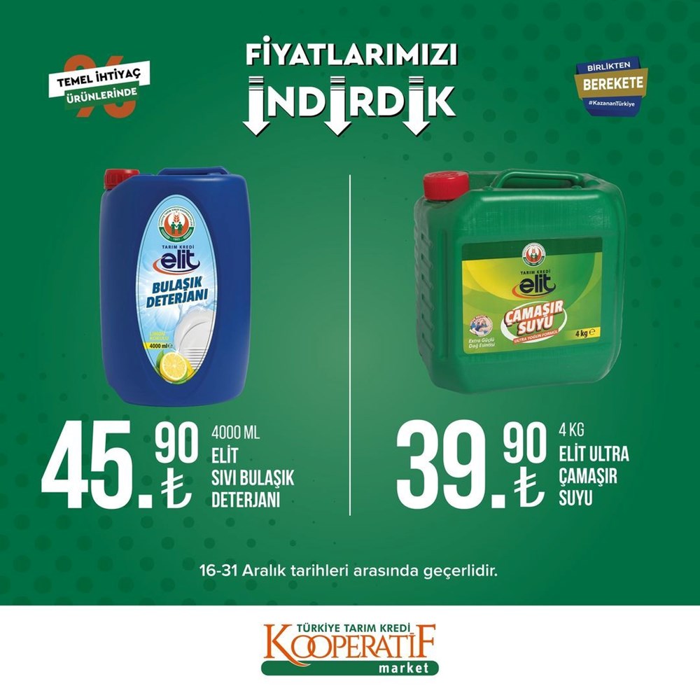Tarım Kredi Kooperatif Market yeni indirimli ürünler listesini yayınladı (16-31 Aralık güncel indirimli ürünler kataloğu) - 3