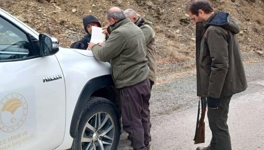 Elazığ'da yasa dışı avcılık yapan 7 kişiye idari ceza