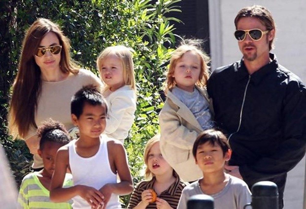 Angelina Jolie ile eski eşi Jonny Lee Miller yemekte görüntülendi - 8
