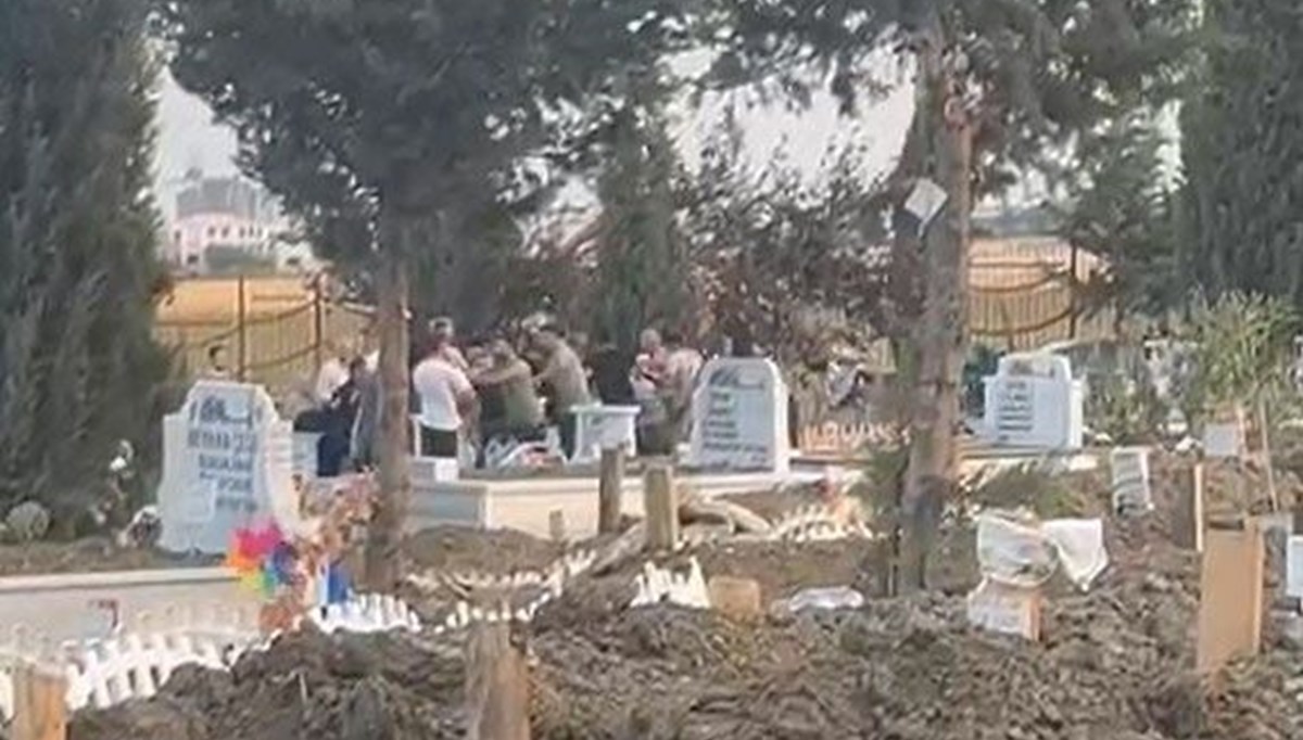 Silivri'de mezarlıkta kavga