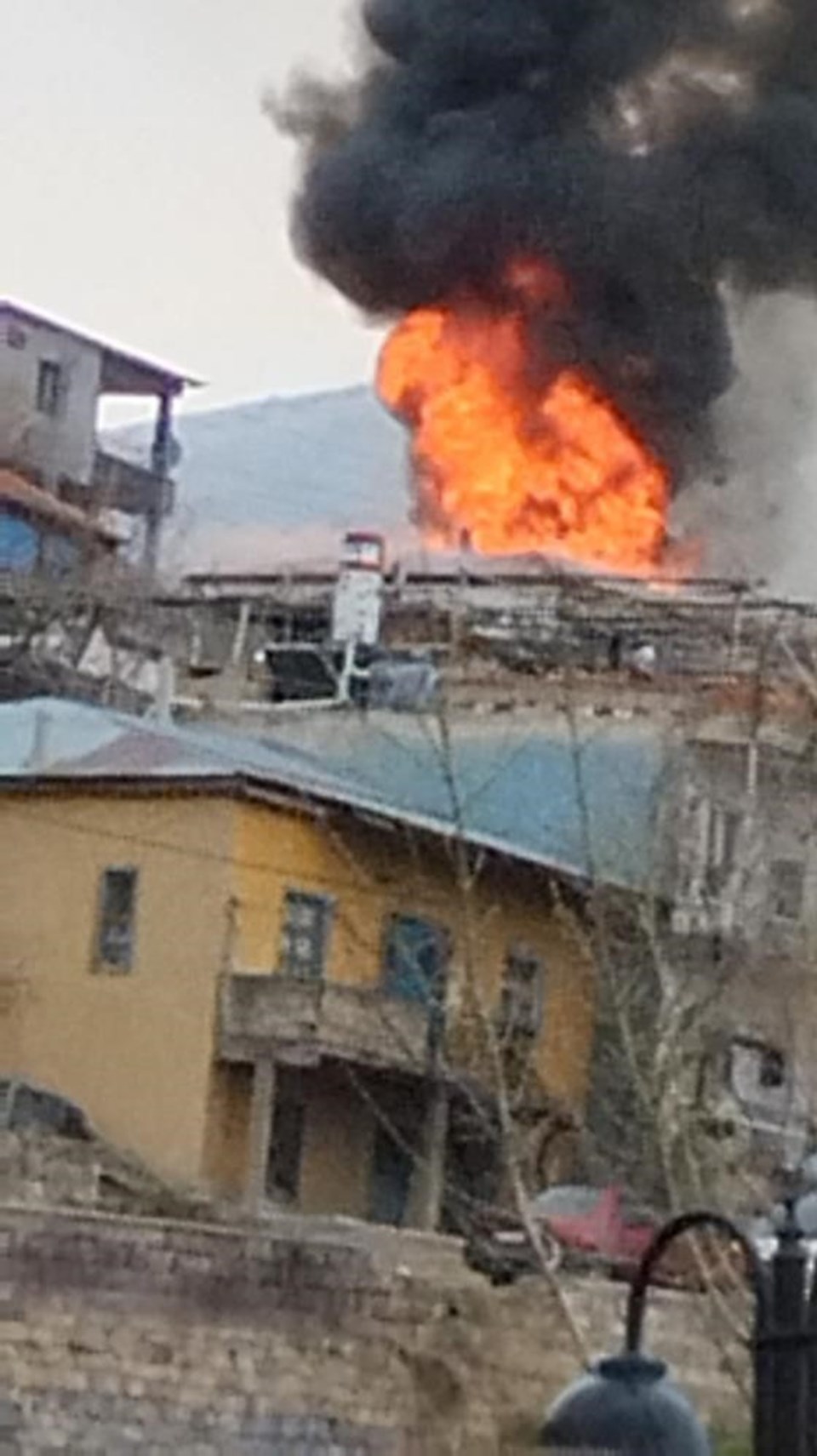 Kayseri'de doğalgaz patlaması - 1