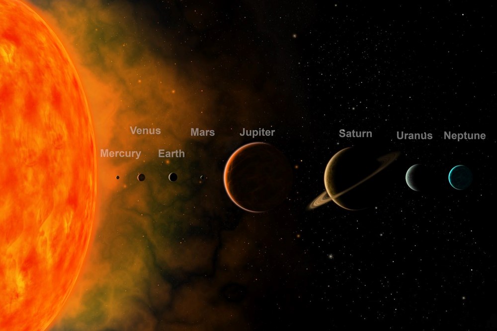Dünya,10 kat daha büyük devasa bir gezegen olabilirdi: Güneş'in etrafında Satürn benzeri halkaların bulunduğu ortaya çıktı - 1