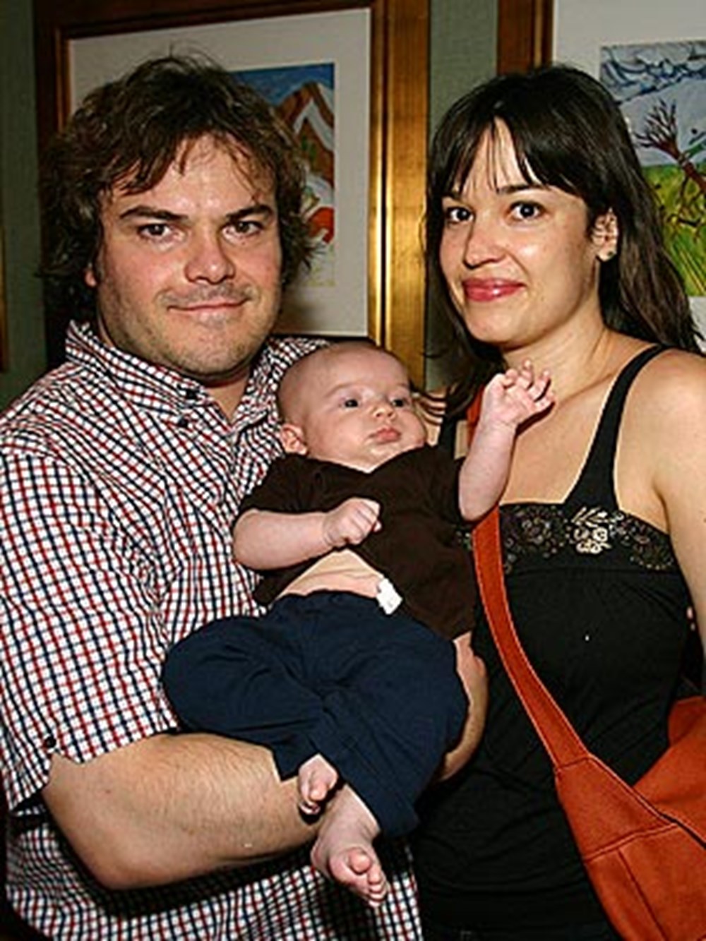 джек блэк с женой и детьми фото