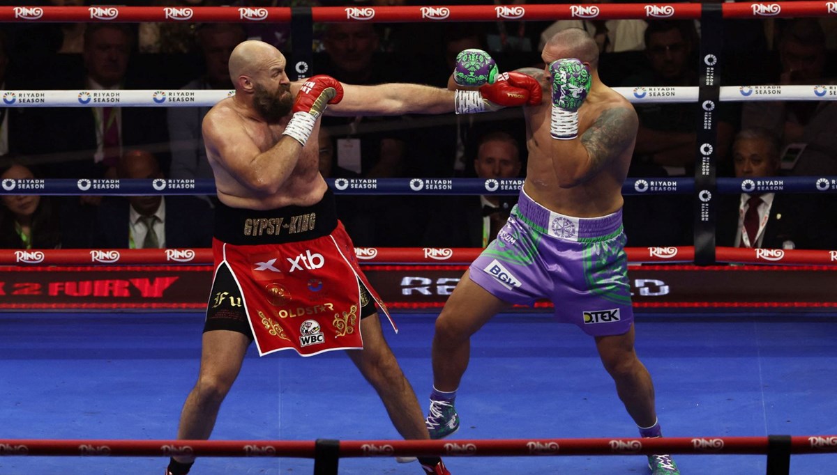 Dev maçta kazanan belli oldu: Oleksandr Usyk, 
Tyson Fury’yi bir kez daha yendi