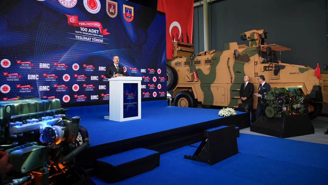 Yerli motorlu 100 zırhlı araç TSK'ya teslim edildi!
