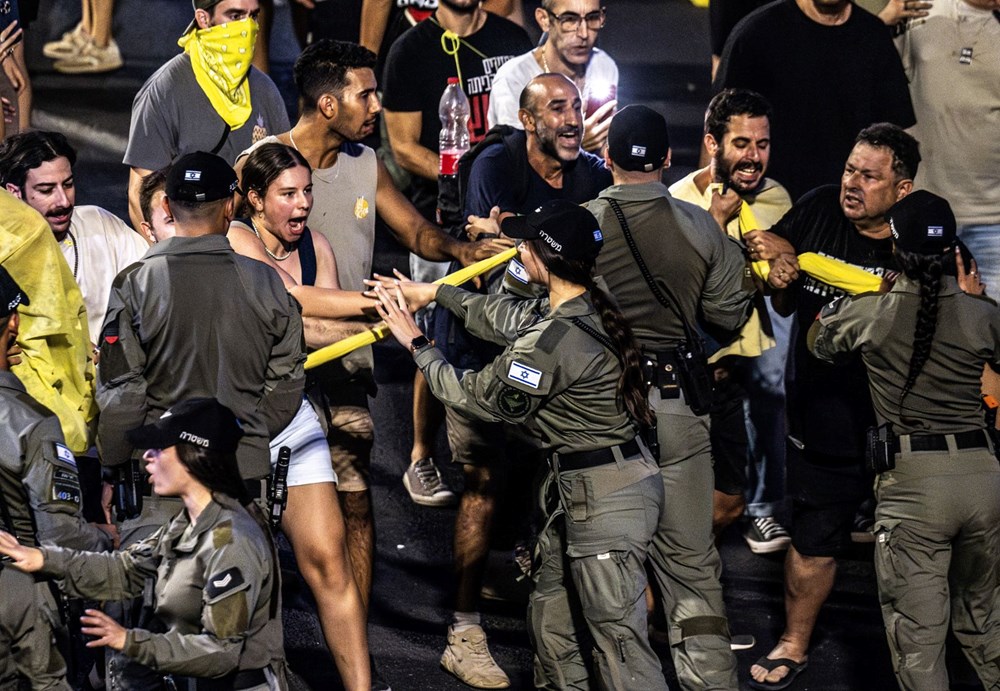 İsrail'de Netanyahu karşıtı gösteri: On binlerce kişi ateşkes talep etti - 13