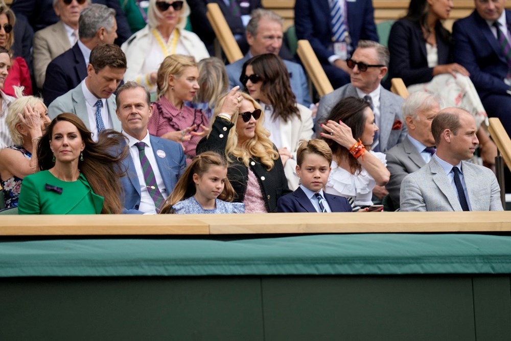Wimbledon finaline kraliyet, Brad Pitt ve James Bond çıkarması - 4