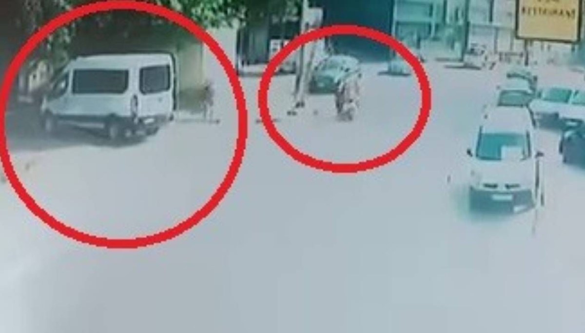 Trafikte kuryeye tekme tokat dayak