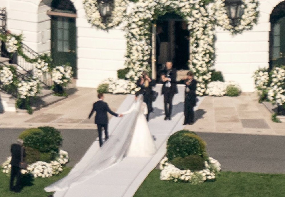 ABD Başkanı Joe Biden'ın torunu Naomi Biden Beyaz Saray'da evlendi - 5