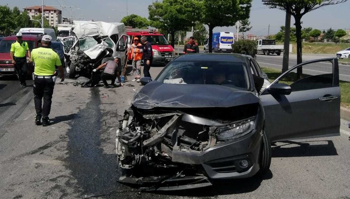 Malatya'da zincirleme kaza: 3 yaralı