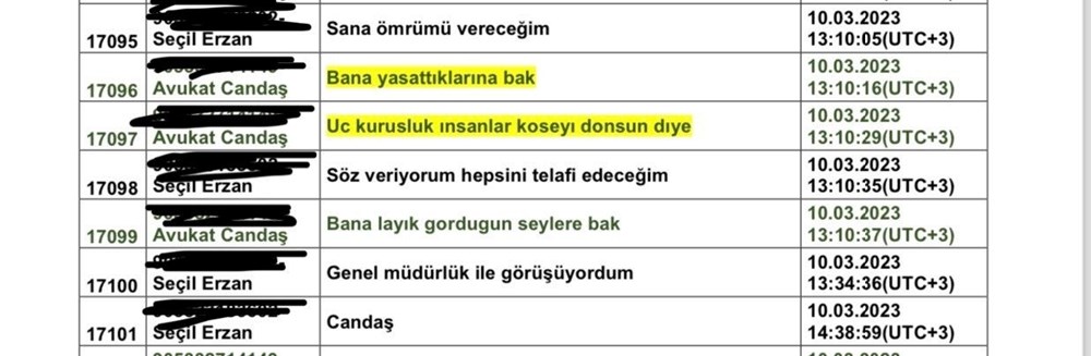 Seçil Erzan'ın cep telefonundan yeni ayrıntılar: Canım sen Muslera'yı mutlaka hallet - 13