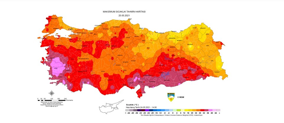 Hava durumu |  Meteoroloji'den 'sıcaklık' uyarısı: 40 dereceleri göreceğiz - 1