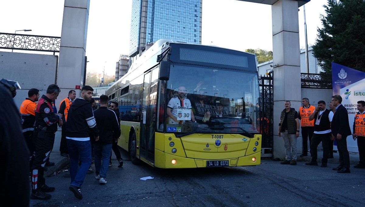 Beşiktaş taraftarı Rams Park'ta