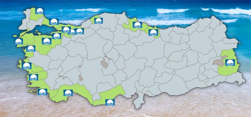 Türkiye'nin mavi bayraklı plajları: 2022 yılı güncel listesi (En iyi sahiller ve plajlar) - 96
