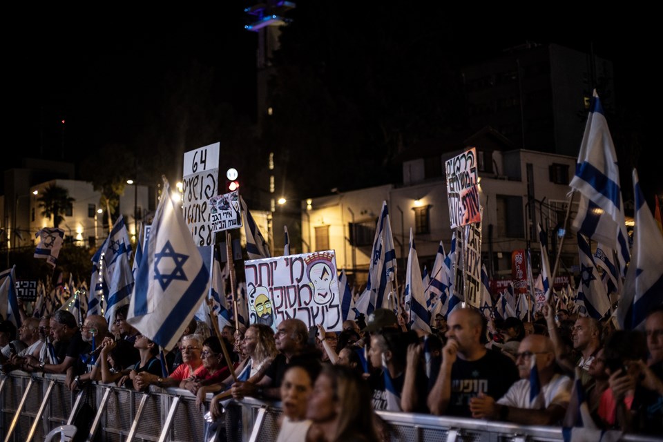 İsrail yine sokakta: Yargı düzenlemesine tepki sürüyor - 1