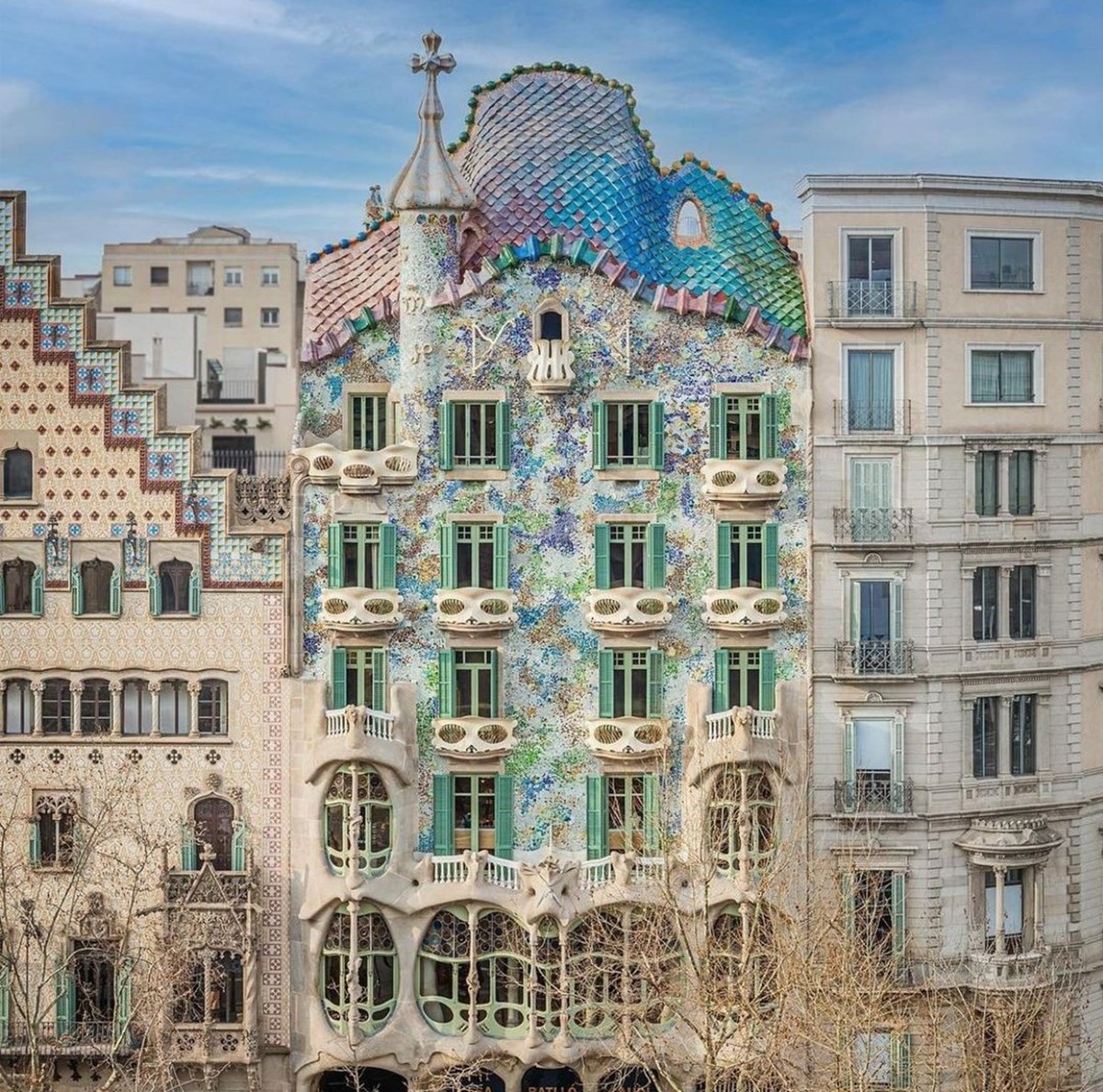 Ünlü mimar Antoni Gaudi’nin Barcelona'daki simgesel eseri Casa Batllo
