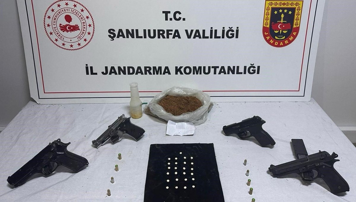 Şanlıurfa’da uyuşturucu operasyonu