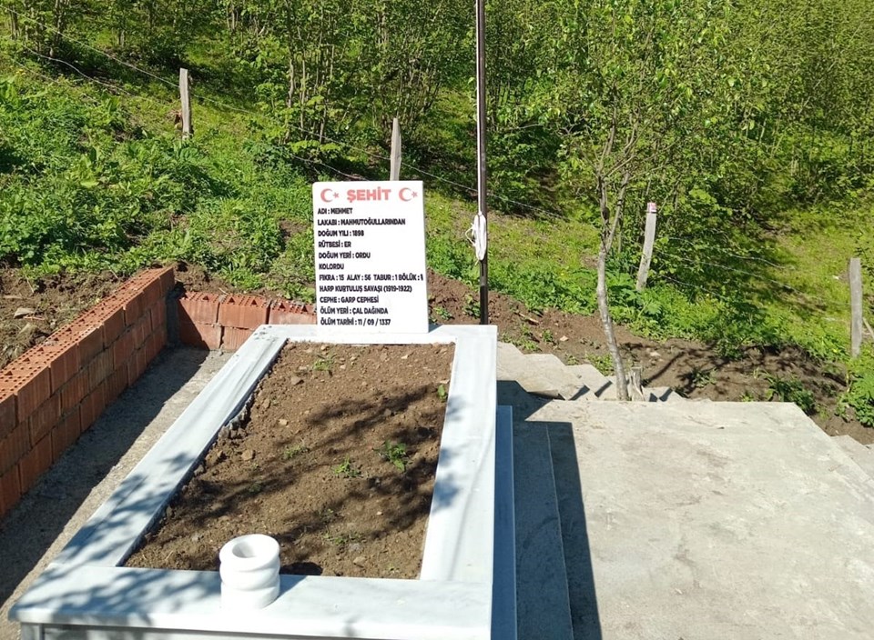Şehit dedesinin vasiyetini 104 yıl sonra yerine getirdi - 2