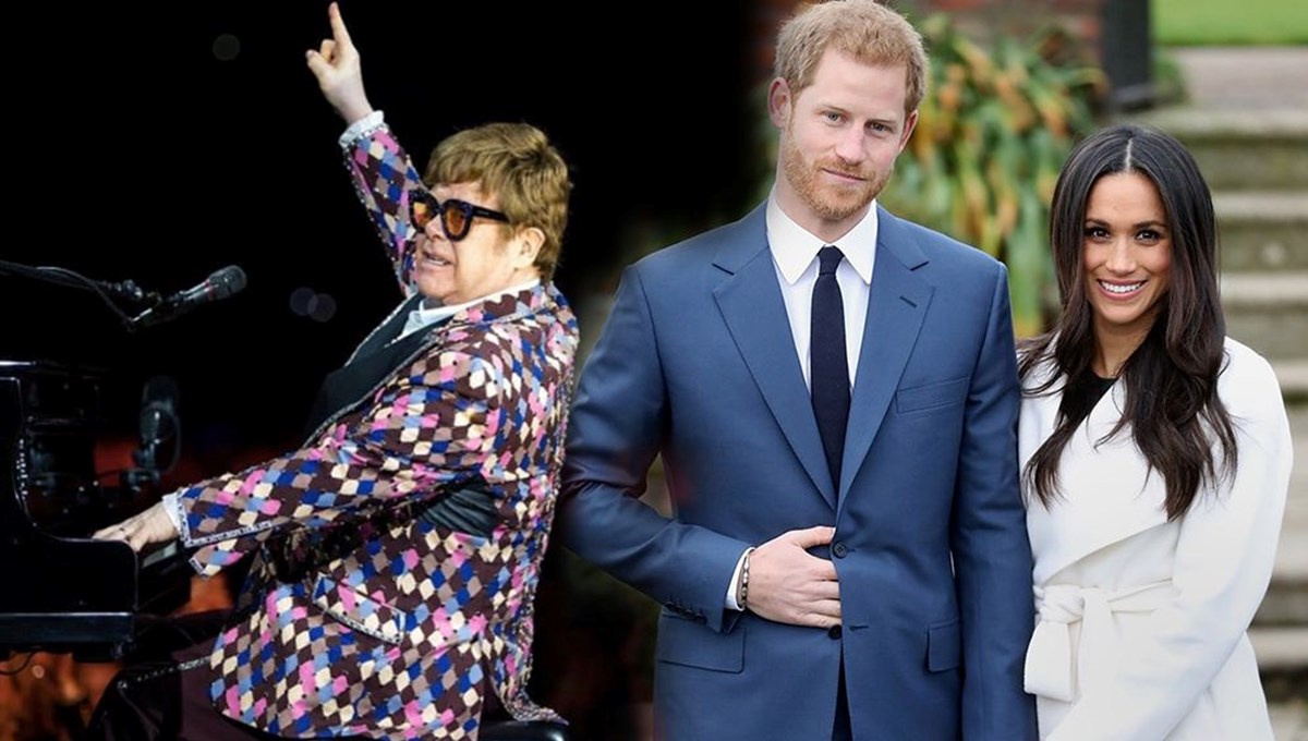 Elton John, Meghan Markle ve Prens Harry çiftine sırtını döndü