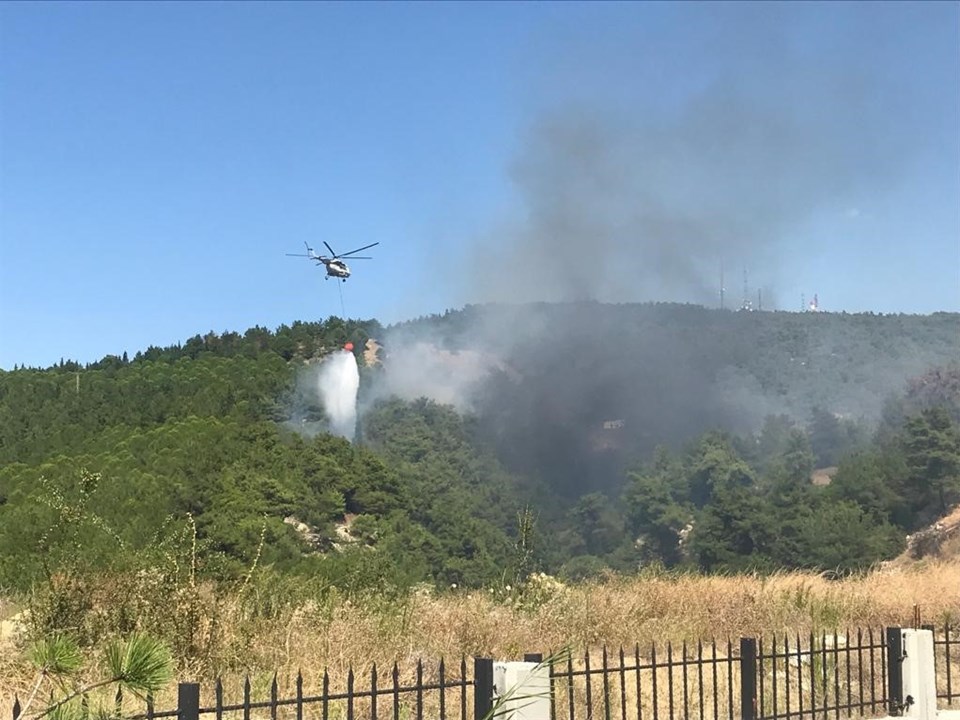 Çanakkale'de orman yangını - 3