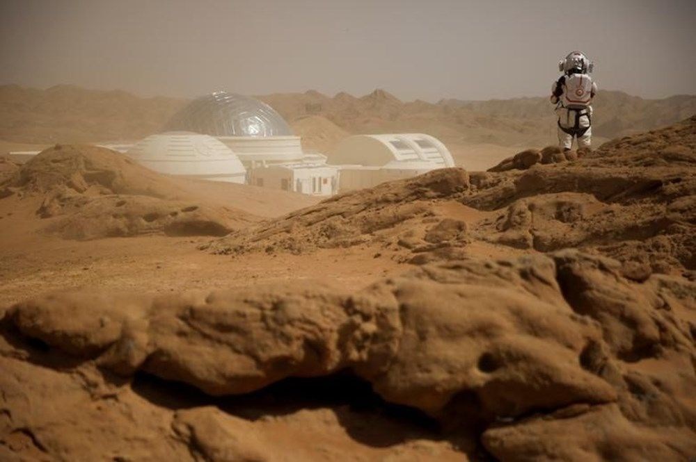 Çin, Mars'tan yeni fotoğraflar paylaştı - 5