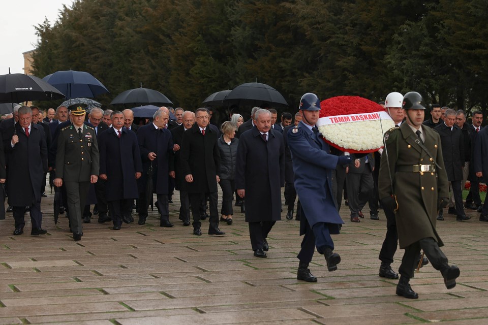 Devlet erkanından Anıtkabir ziyareti - 1