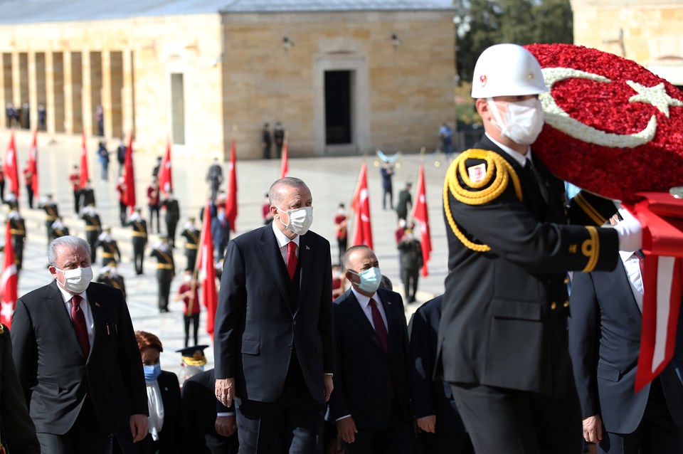 Anıtkabir'de 29 Ekim Cumhuriyet Bayramı töreni - 1