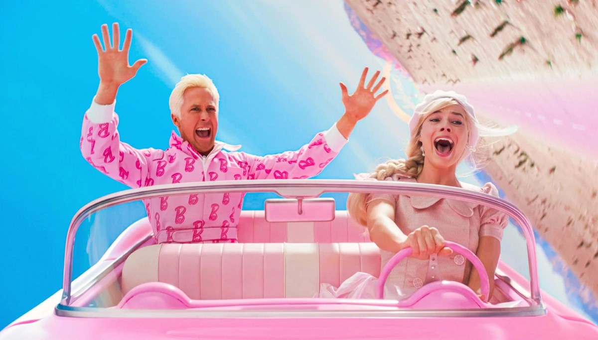 Ryan Gosling'den Barbie'nin kamera arkası görüntüleri Ryan Gosling'den Barbie'nin kamera arkası görüntüleri