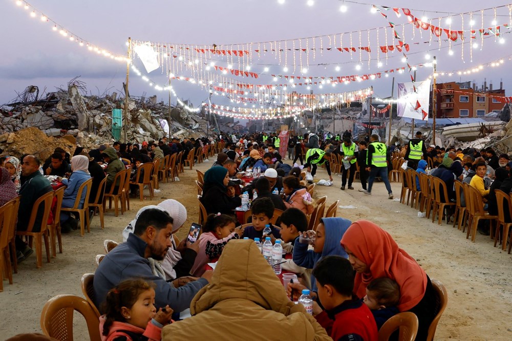 Gazze'de buruk Ramazan sofrası: