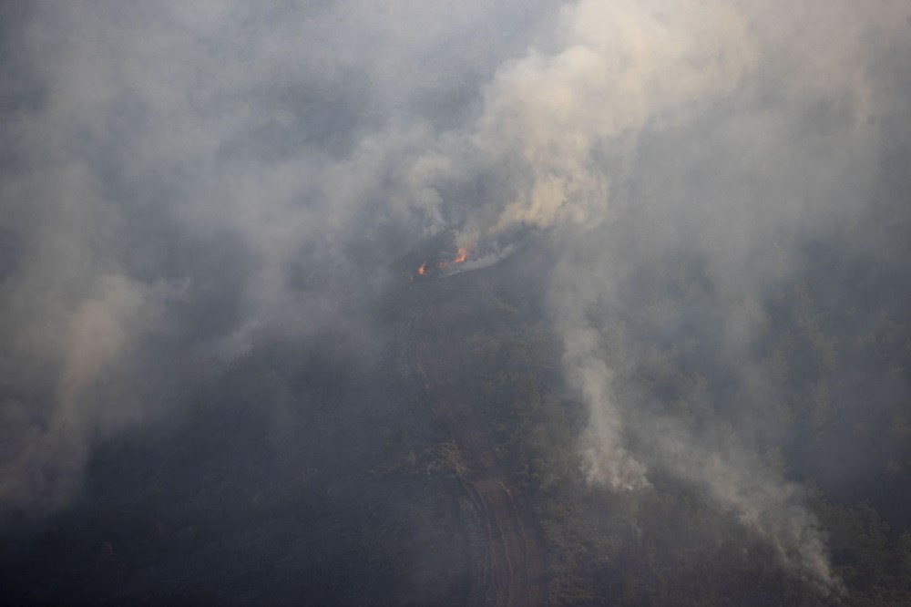 Marmaris'te orman yangını: Alevlerle mücadelede 2. gün - 29