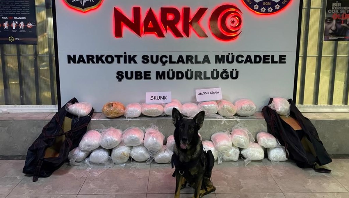 Kırıkkale'de 36 kilogram uyuşturucu ele geçirildi Kırıkkale'de 36 kilogram uyuşturucu ele geçirildi