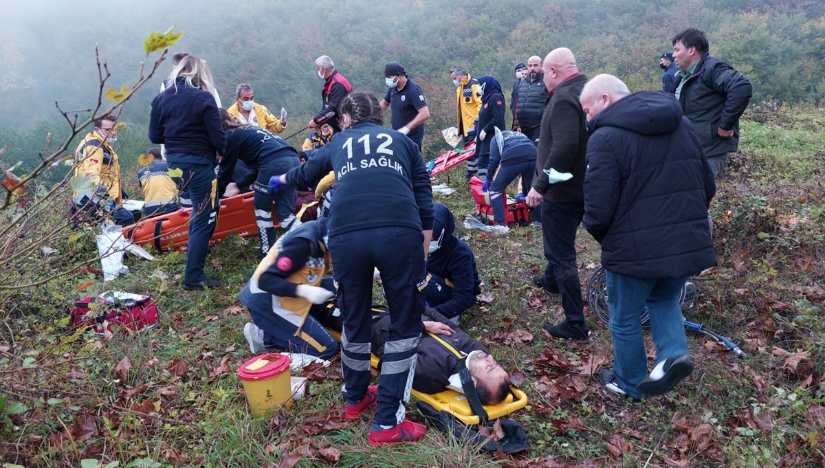 Samsun'da yolcu otobüsü şarampole devrildi: 2 ölü, 14 yaralı