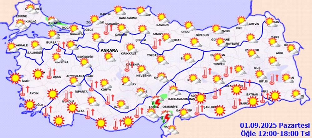 Meteoroloji bildirdi: İstanbul dahil 9 ile sağanak yağış geliyor - 4