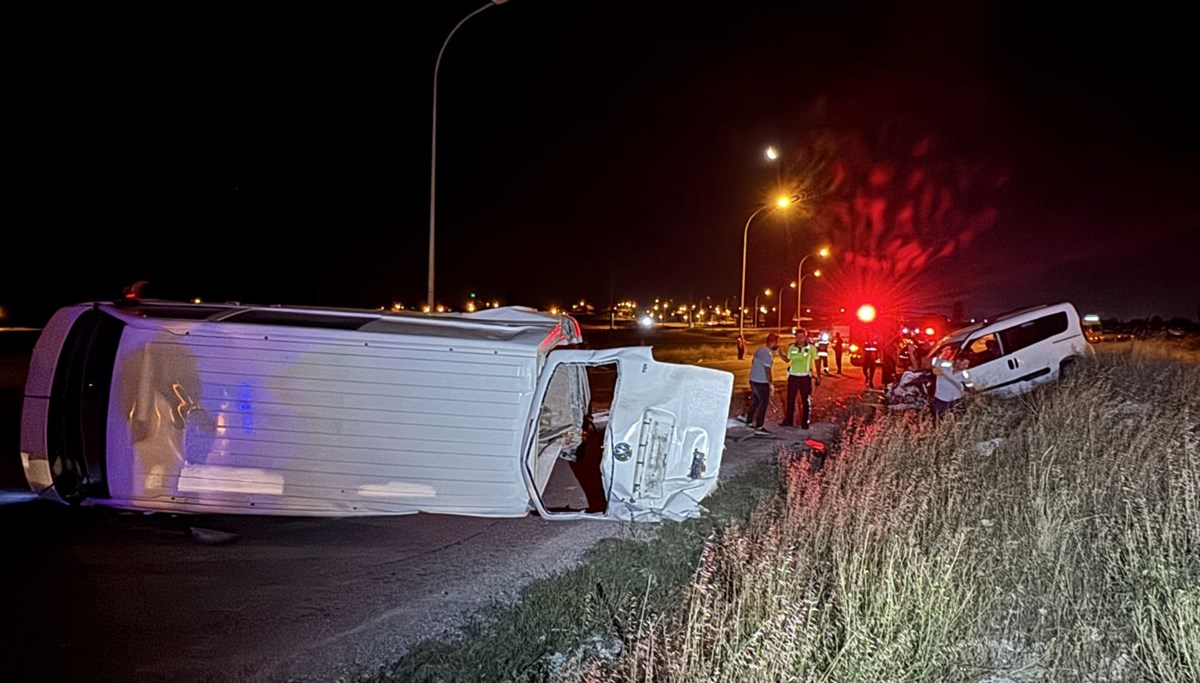 Kütahya'da zincirleme trafik kazası: 1 ölü, 8 yaralı