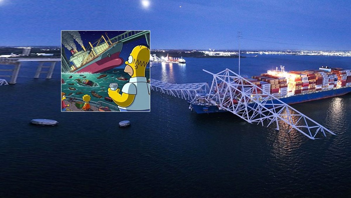 Simpsonlar, ABD'deki kargo gemisi kazasını da mı öngördü? (The Simpsons kehanetleri)