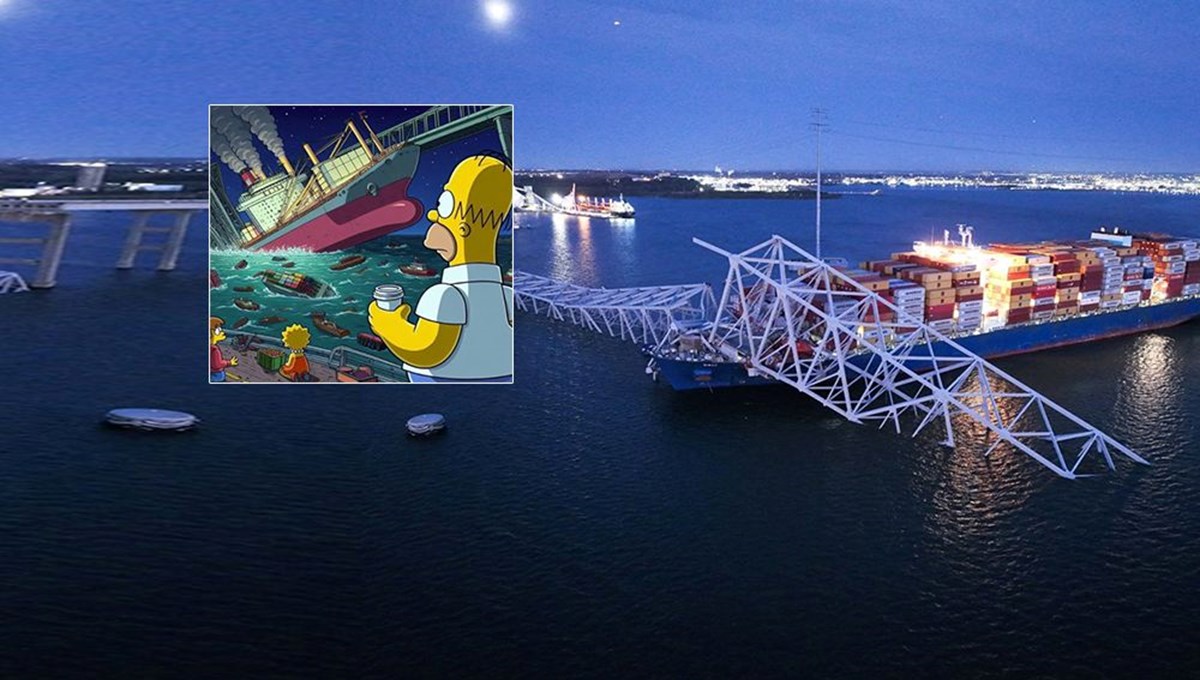 Simpsonlar, ABD'deki kargo gemisi kazasını da mı öngördü? (The Simpsons kehanetleri) Simpsonlar, ABD'deki kargo gemisi kazasını da mı öngördü? (The Simpsons kehanetleri)