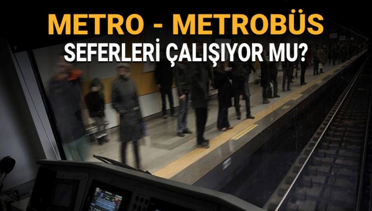 Bugün metro, metrobüs, vapur hatları çalışıyor mu? Metro grevi ne zaman? Bugün metro, metrobüs, vapur hatları çalışıyor mu? Metro grevi ne zaman?