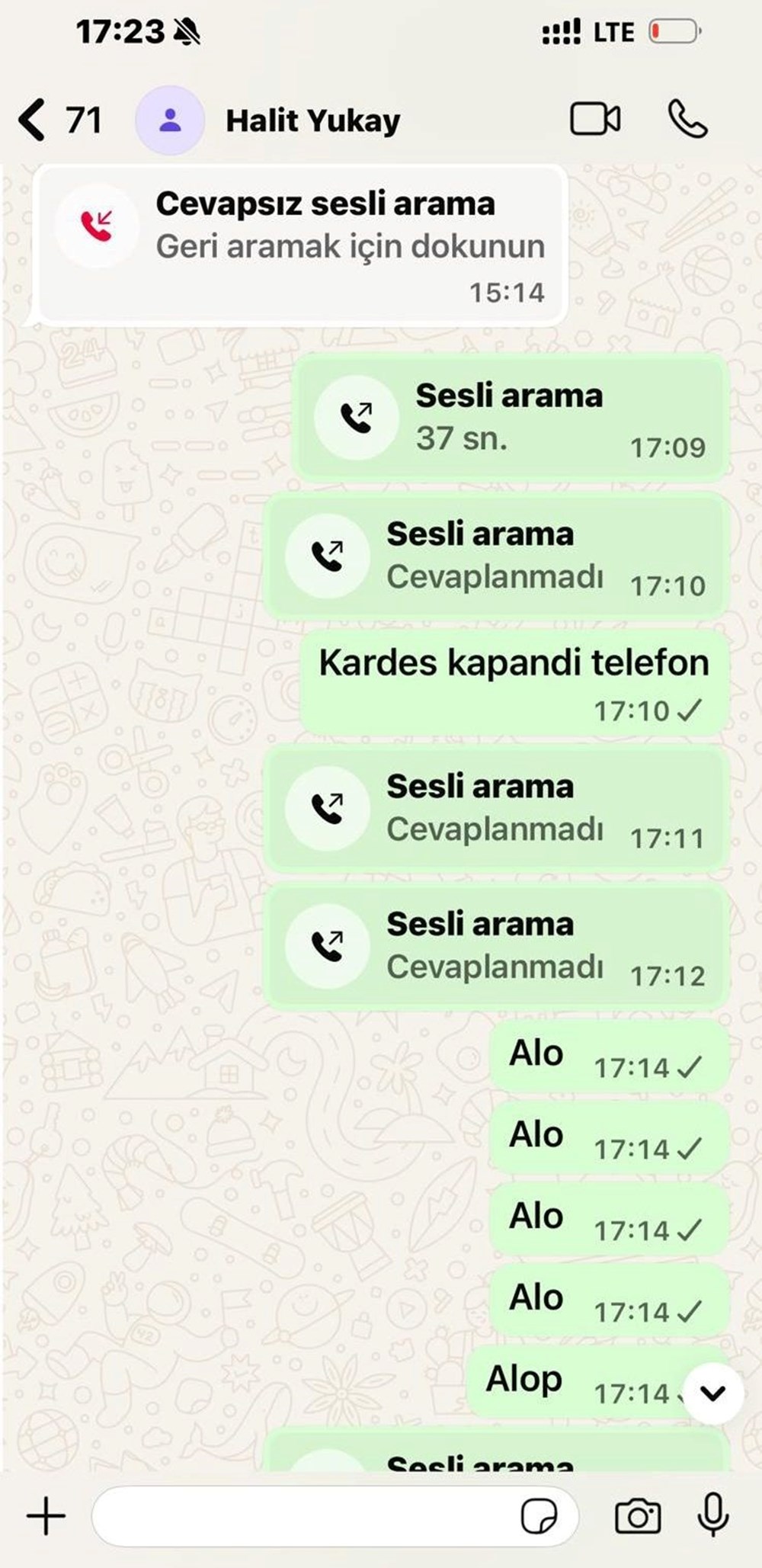 Halit Yukay'ın son sözleri