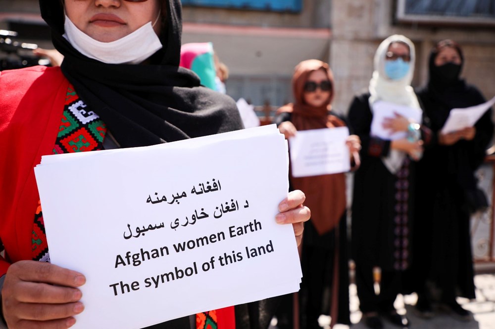Kabil’de kadınlardan protesto: Taliban bizi evde tutamazsın - 2