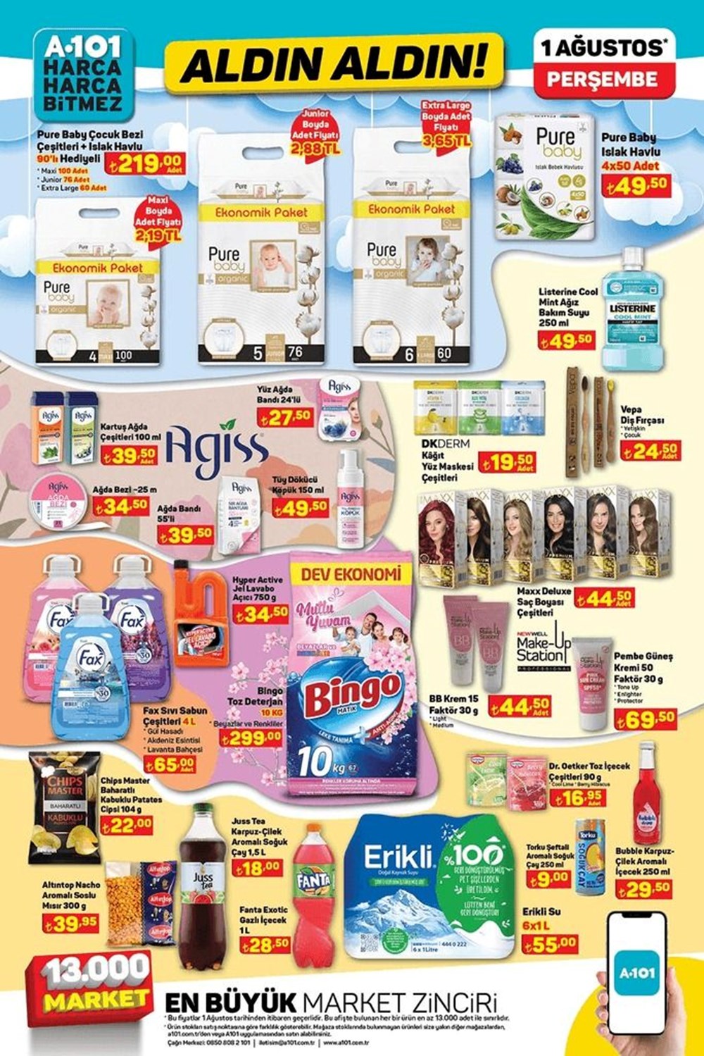 تركيا اليوم سلسلة متاجر BIM وA101 تعلن عن عروض كثيرة ابتداءً من 1 أغسطس خصومات A101 الحالية 1 أغسطس 2024: منتجات مخفضة جديدة من سوق A101 هذا الأسبوع - 8