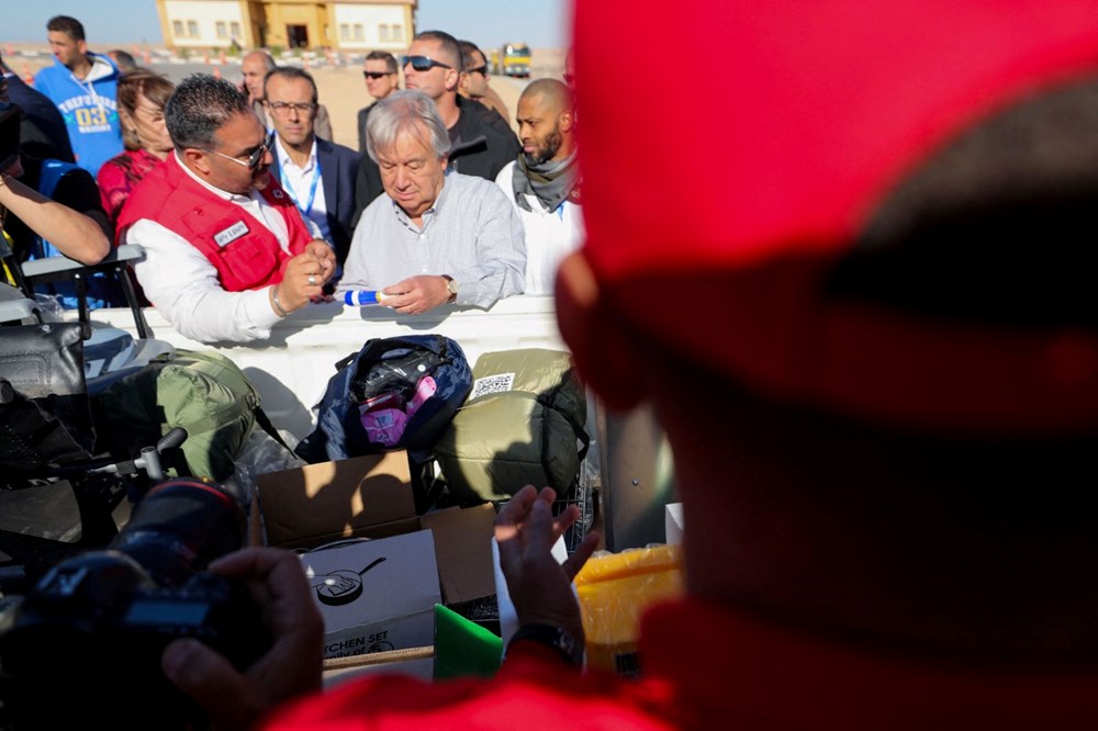 Guterres'ten Refah Sınır Kapısı'nda acil ateşkes çağrısı | Filistinlilere seslendi: "Yalnız değilsiniz" - 7