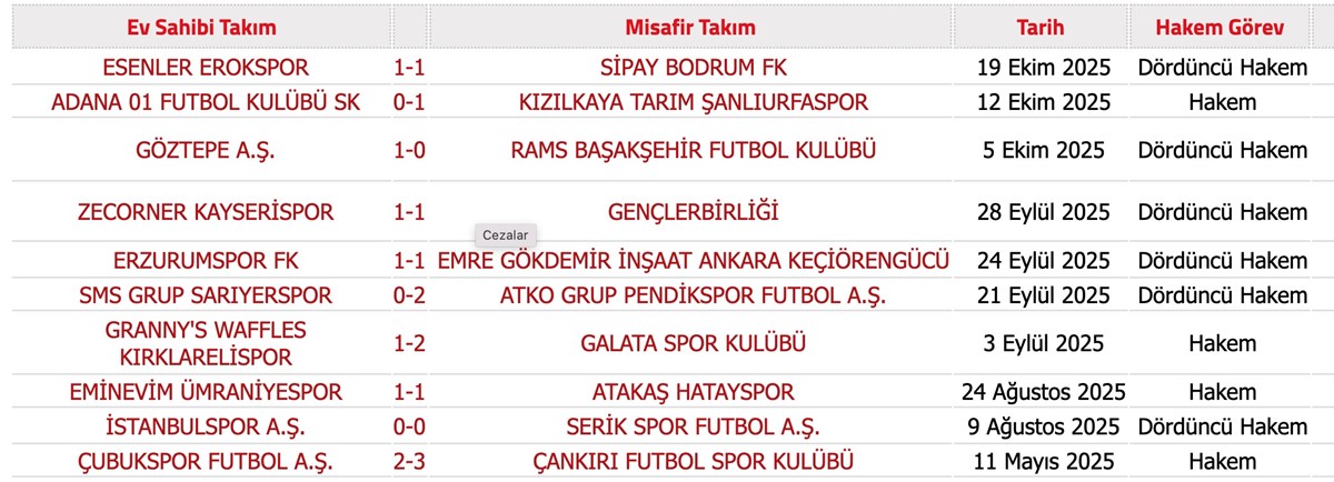 Üst klasman hakemi Muhammed Selim Özbek