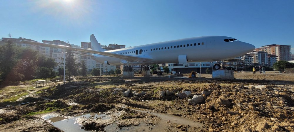 Trabzon'da pistten çıkan uçak, 'pide salonu'na dönüştürülecek - 2