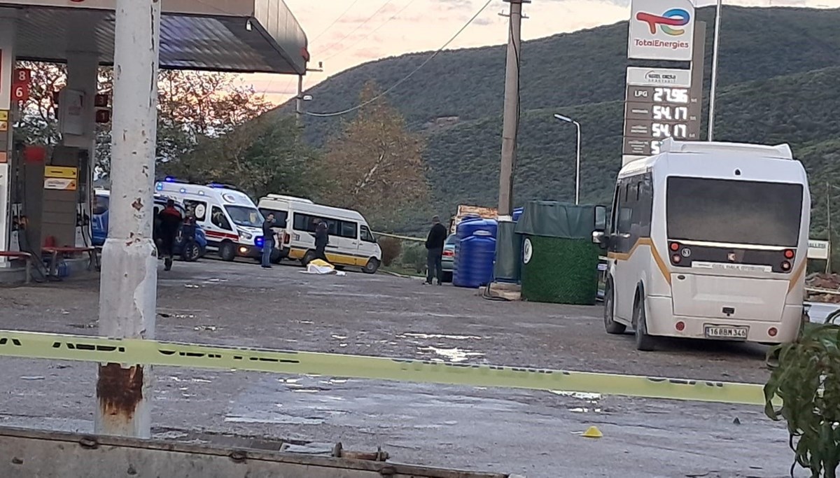 Bursa'da benzinlikte çatışma