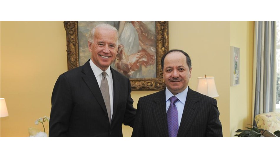 Biden'dan Barzani'ye tebrik
