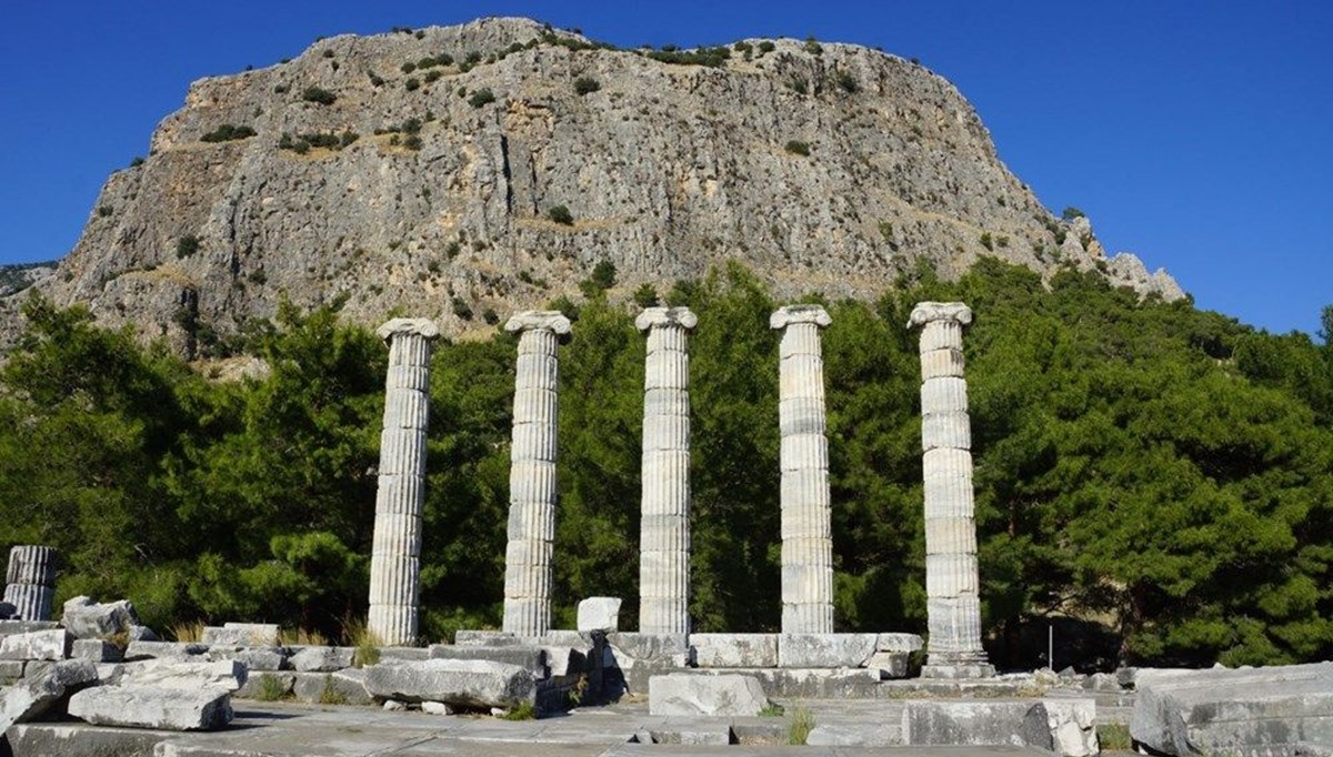 Aydın'daki Priene Antik Kenti'ne giriş yasaklandı