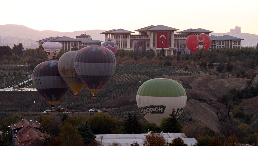 Beştepe'de 29 Ekim'e özel sıcak hava balonu etkinliği