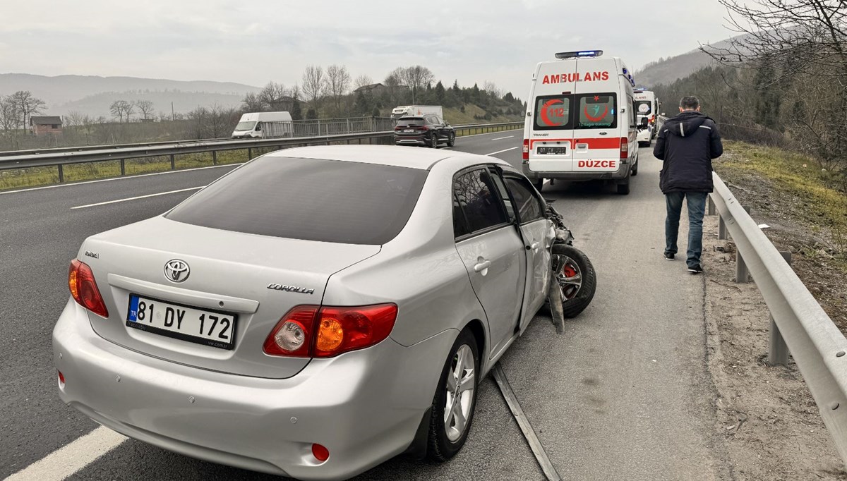 Anadolu Otoyolu’nda kaza: 3 yaralı