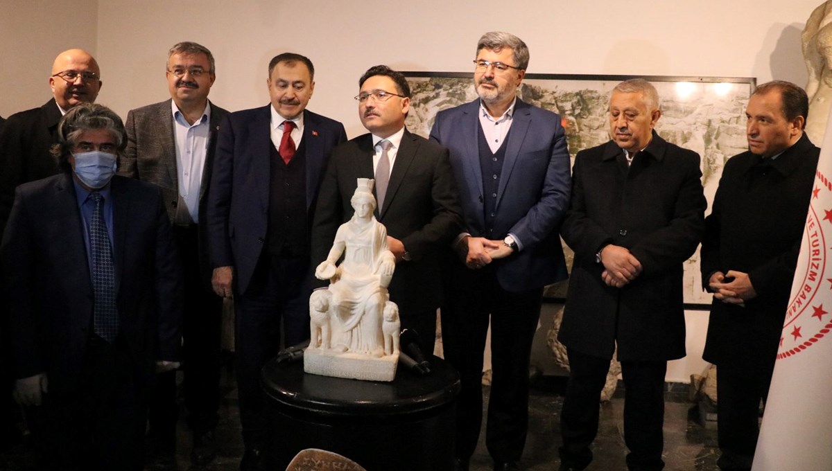 60 yıl sonra ana vatanına dönen 'Kybele', Afyonkarahisar'a getirildi